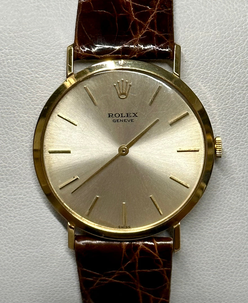 ROLEX Rare Vintage Classic 18K Yellow Gold Unisex Watch - $20K APR Value w/ CoA! ✓ APR 57