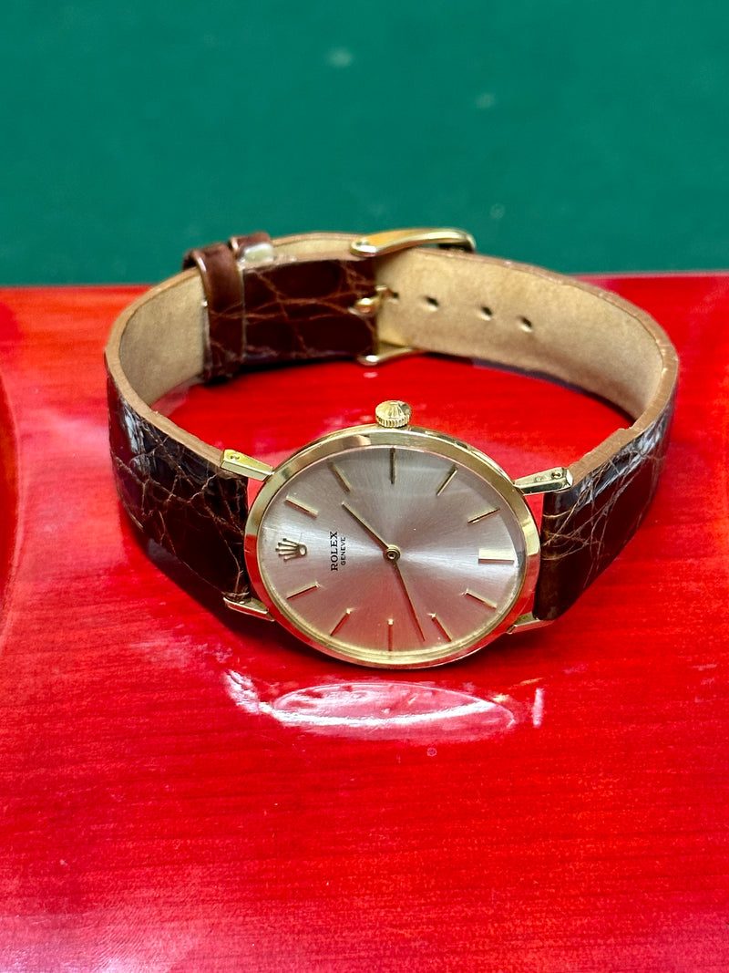 ROLEX Rare Vintage Classic 18K Yellow Gold Unisex Watch - $20K APR Value w/ CoA! ✓ APR 57