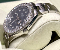 ROLEX DateJust  Oyster Perpetual w/ Diamond bezel Wristwatch - $80K APR w/ COA!! APR57