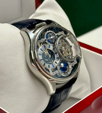 EME Tourbillon 18K White Gold/ Stainless Steel Automatic Watch- $30K APR w/ COA! APR57