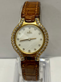 EBEL Beluga 18K YG w/ Diamonds & Mother Of Pearl Ladies Watch - $60K APR w/ COA! APR57