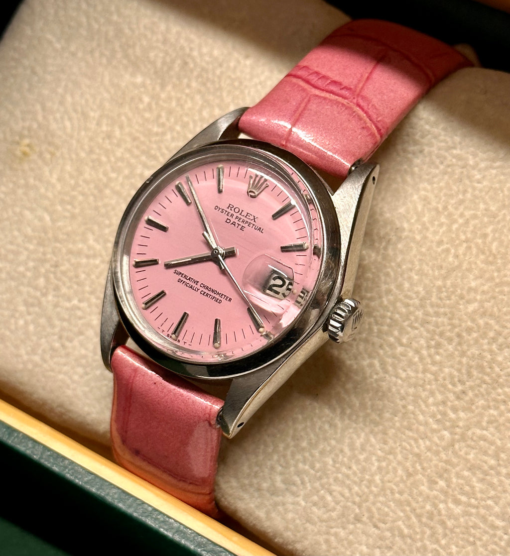 Vintage rolex pink face Clearance