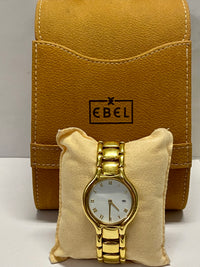 EBEL Beluga 18K Gold Watch w/ Porcelain-Style Dial - $30K APR Value w/ CoA! APR 57