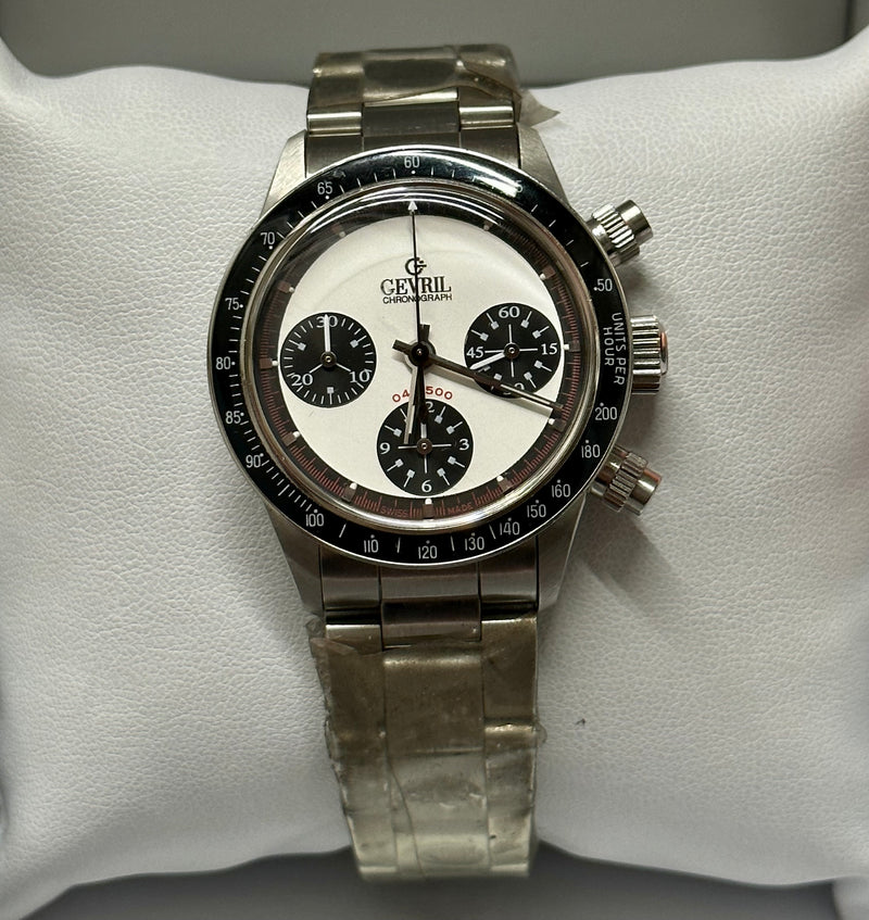 GEVRIL Men's Chronograph Automatic Stainless Steel Wristwatch - $30K APR w/ COA! APR57