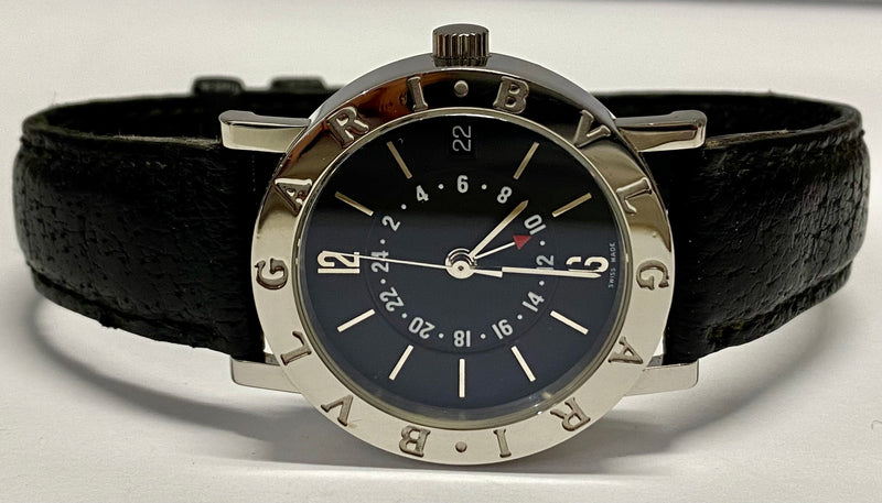 Bvlgari Ltd Ed GMT Sport Dress Automatic SS Unisex Wrist Watch - $8K APR w/ COA! APR57