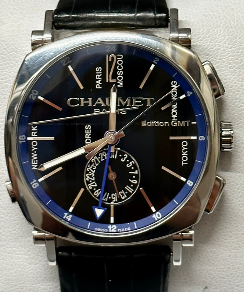 CHAUMET Jumbo Chronograph Automatic Stainless Steel Wristwatch- $12K APR w/ COA! APR57