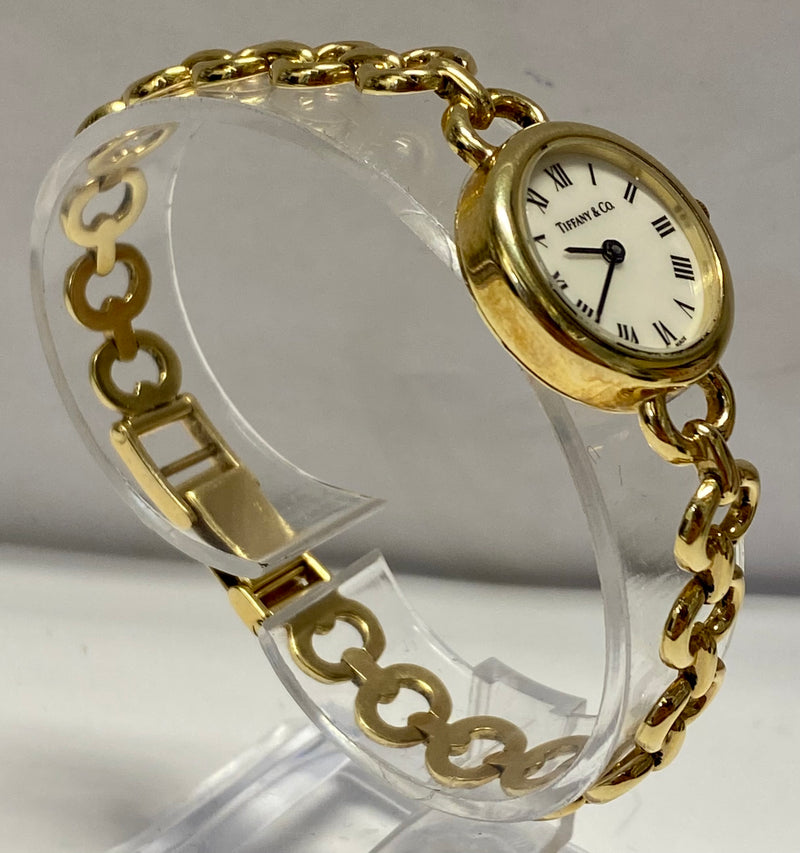 Tiffany & Co. Lady’s 14K Solid Gold Battery Quartz Watch $12K Value w/ CoA APR 57