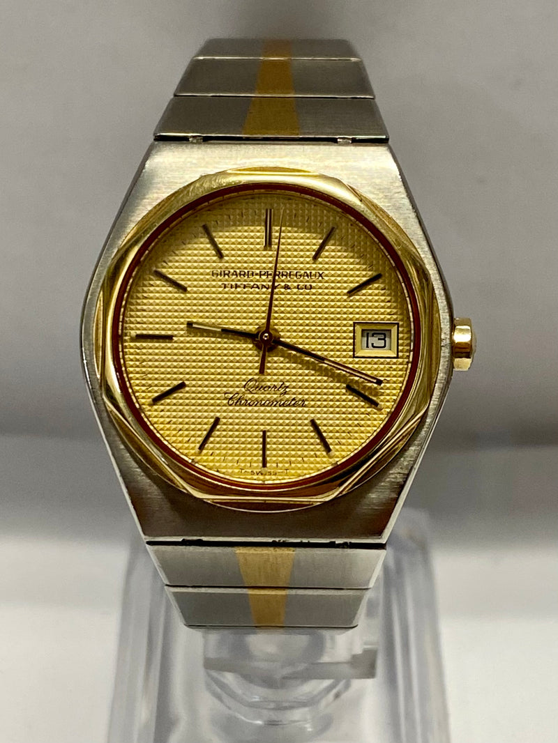 Girard Perregaux Co-Branded Tiffany & Co Solid Gold/ SS Watch - $20K APR w/ COA! APR57