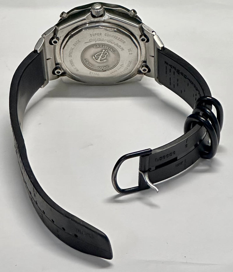 BREITLING Vintage Superocean Stainless Steel Men's Wristwatch - $12K APR w/ COA! APR57