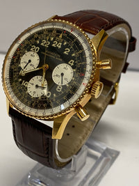 CHRONOGRAPHE SUISSE Aviation 18K Yellow Gold Mechanical Watch - $30K APR w/ COA! APR57