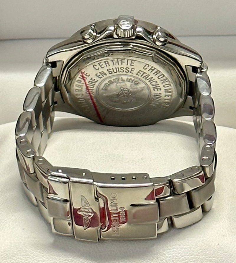 BREITLING Rare Unisex Chronoocean Stainless Steel Wristwatch - $10K APR w/ COA!! APR57