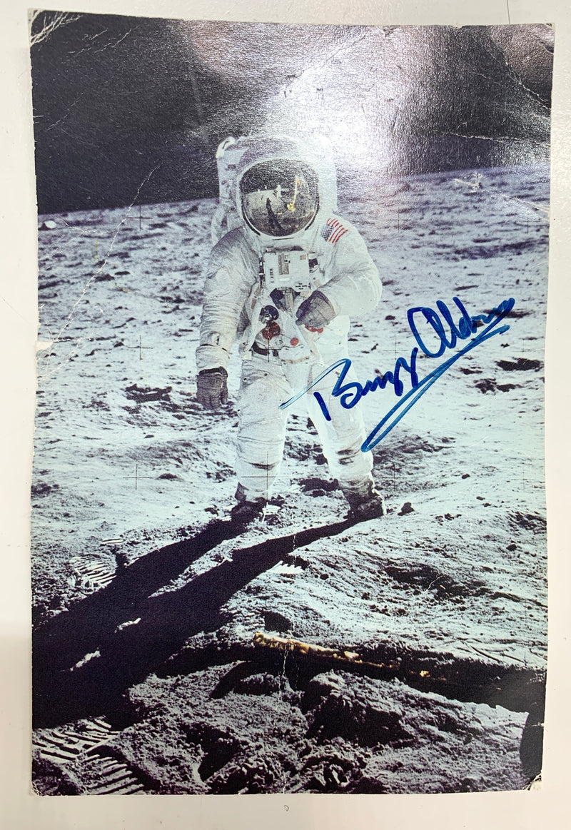 Buzz Aldrin 2nd Man On The Moon Original 4x6 Signed Postcard 1969-$6K APR w/CoA! APR57