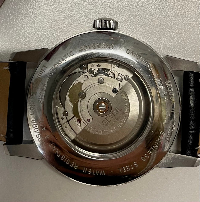 Man's Extremely Rare Gevril Wristwatch Automatic Ref: 46300 - $6K APR w/ COA!! APR57