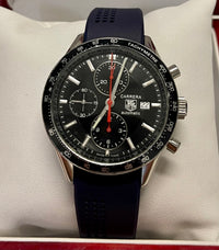Rare Tag Heuer Carrera Jumbo Chronograph Automatic Wristwatch - $10K APR w/ COA! APR57