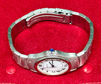 CARTIER Santos Ronde SS Automatic Unisex Brand New Wristwatch - $16K APR w/ COA! APR57