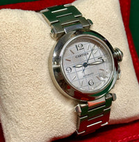 CARTIER Pasha SS Ref. 2324 Automatic Brand New Unisex Watch - $16K APR w/ COA!!! APR57