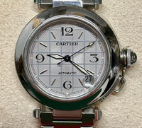 CARTIER Pasha SS Ref. 2324 Automatic Brand New Unisex Watch - $16K APR w/ COA!!! APR57