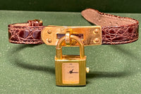 Very Unusual Vernier Wristwatch Gold Tone Case Quartz Movement - $3K APR w/ COA! APR57