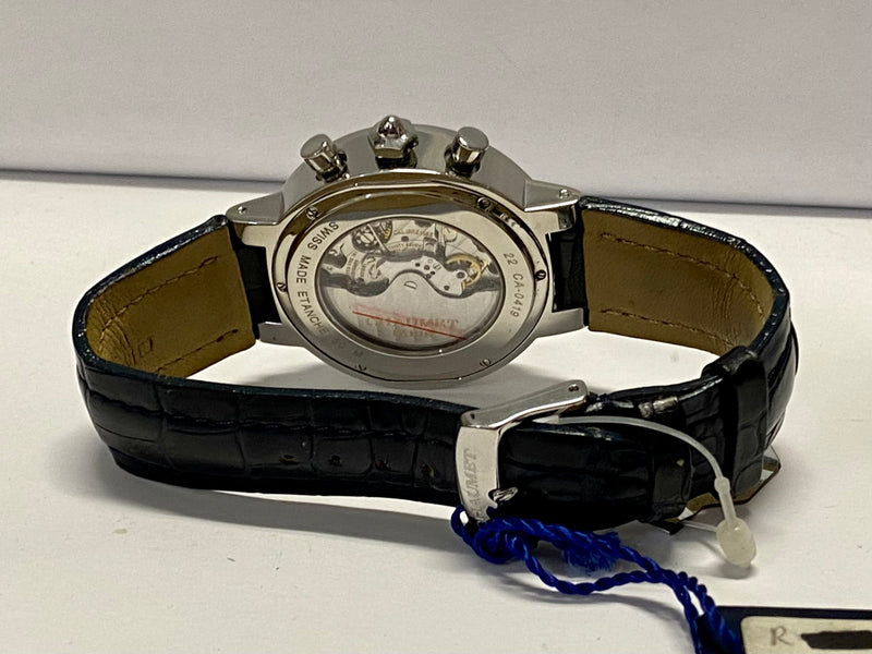 CHAUMET Jumbo Chronograph Date Stainless Steel Men's Watch - $20K APR w/ COA!!! APR57