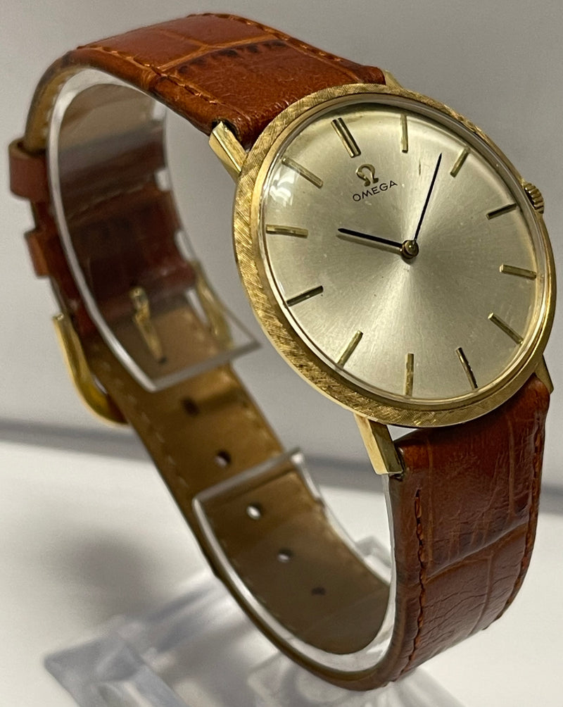 OMEGA Unique Vintage 1950's Beautiful Solid Gold Men's Watch - $8K APR w/ COA!!! APR 57