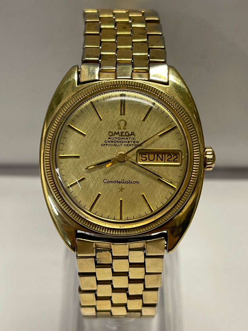 OMEGA Constellation Vintage 1950's Gold Tone Piece Men's Watch - $8K A
