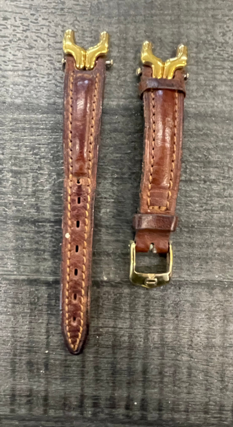 Tag Heuer SEL Light Brown Padded  Leather Watch Strap -$800 VALUE w/ CoA! APR57