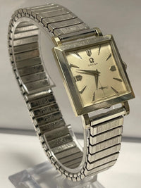 OMEGA Beautiful White Gold w/Square Case Vintage Men's Watch  - $10K APR w/ COA! APR 57