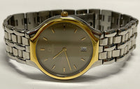 OMEGA Beautiful Two-Tone Date w/Gold Champagne Tone Dial Watch - $7K APR w/ COA! APR57