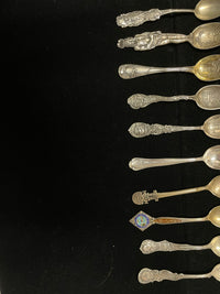 Group of 11 Sterling Silver Collectable US Souvenir Spoons - $2K APR w/ CoA! APR57