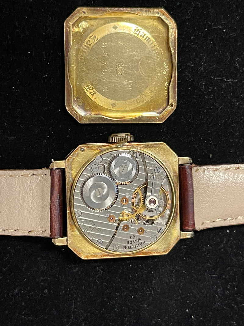 HAMILTON Rare Men's Solid Yellow Gold Mechanical Wrist Watch - $10K APR w/ COA!! APR57
