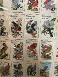 50 States Birds and Flowers Full Sheet Stamps - $3K APR w/ CoA! APR57