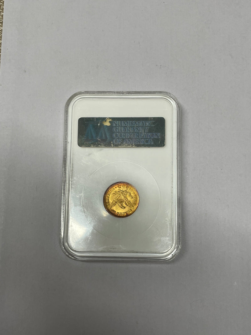 1901 Liberty Head $2.5 Gold Quarter MS 64 w/CoA+$2.5K APR! APR57