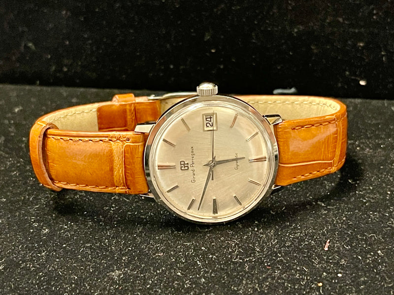 Girard Perregaux 1960s Vintage SS Gyromatic Men's Wrist Watch - $10K APR w/ COA! APR57