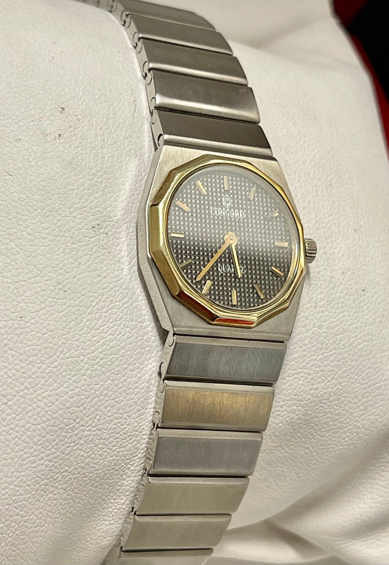 CONCORD Mariner Beautiful SS & 18K YG Quartz Ladies Wrist Watch - $6K APR w/ COA APR57