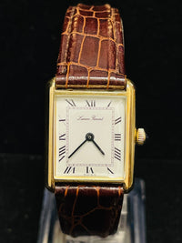 LUCIEN PICCARD 1940'S VINTAGE SOLID YELLOW GOLD UNISEX WATCH - $8K APR w/ COA!