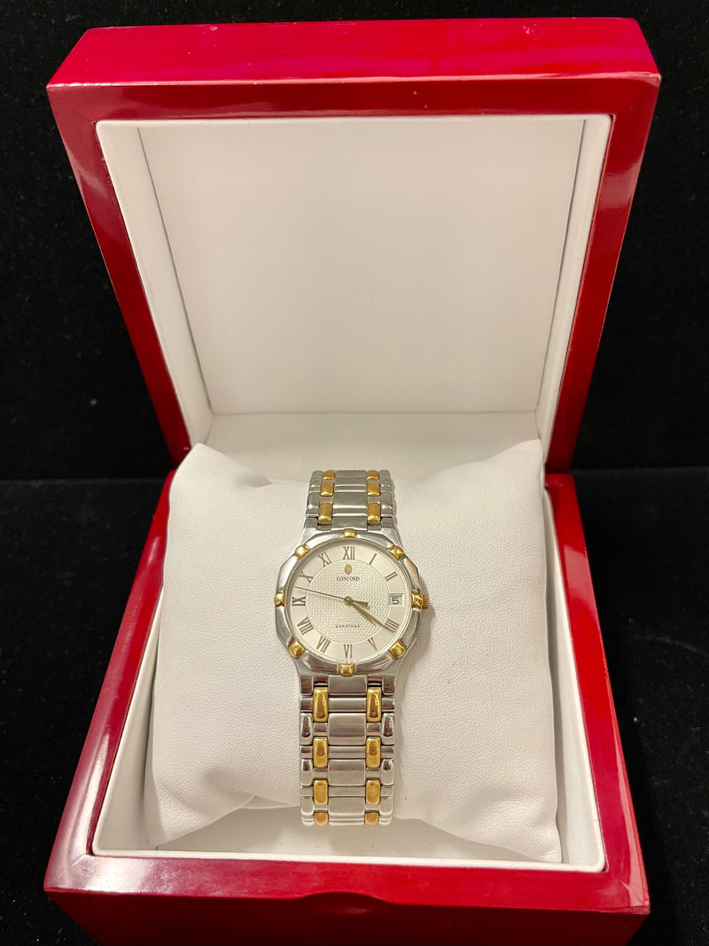 Concord Exclusive 18K YG & SS Rare Designer Men's Wrist Watch - $10K APR w/ COA! APR57