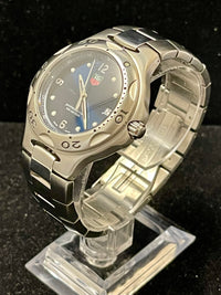 TAG HEUER Professional SS Quartz Men's Wrist Watch w/Date Feature - $5KAPR w/COA APR 57