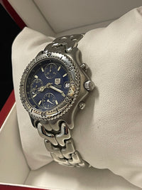 TAG HEUER Chronometer Blue Dial Stainless Steel Automatic Watch - $10K APR w COATAG HEUER Chronometer Blue Dial Stainless Steel Automatic Watch - $10K APR w COA APR57
