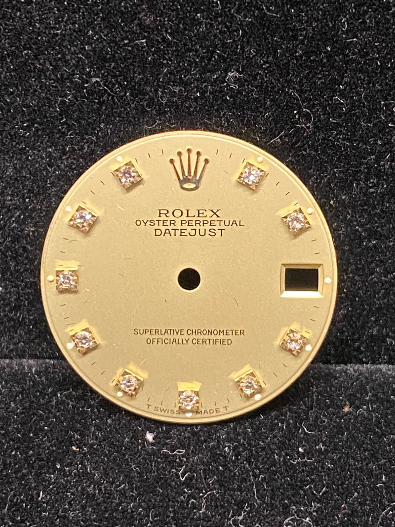 Rolex Stunning Gold Champagne Dial with Beautiful Diamonds - $5K APR w/ CoA!!!!! APR57