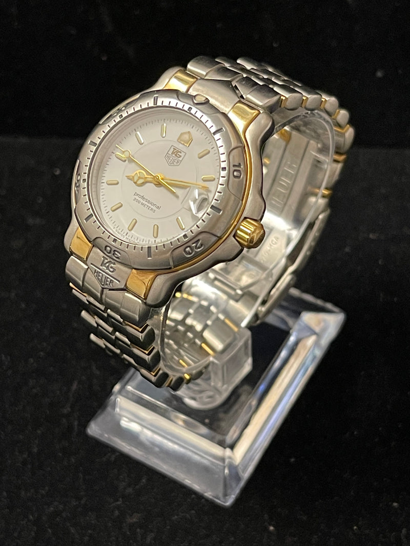 Tag Heuer Professional Unique SS & GT Quartz Men's Wrist Watch - $7K APR w/ COA! APR 57
