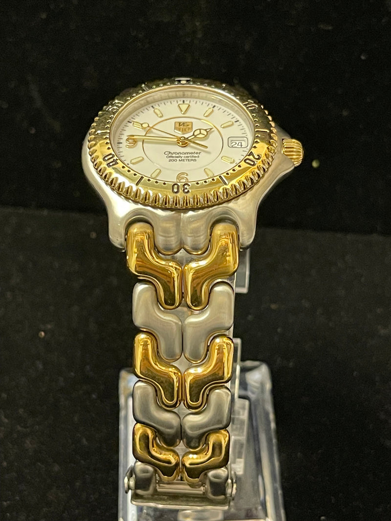 Tag Heuer Chronometer Rare SS & GT Automatic Men's Wrist Watch - $8K APR w/ COA! APR 57