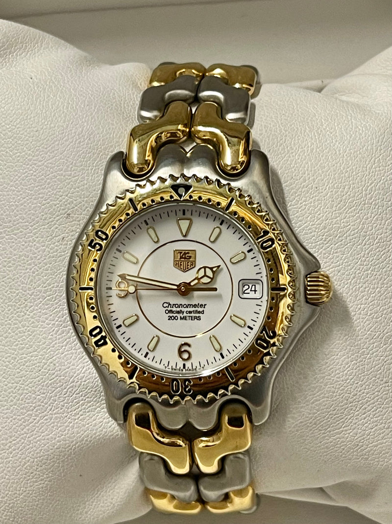 Tag Heuer Chronometer Rare SS & GT Automatic Men's Wrist Watch - $8K APR w/ COA! APR 57