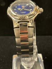 Tag Heuer Professional SS w/ Rare Sapphire Dial Ladies Watch - $4.5K APR w/ COA! APR 57