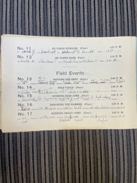 1909 34TH ANNUAL INTERCOLLEGIATE COLLEGE CHAMPIONSHIPS PROGRAM - $3K APR w CoA APR57