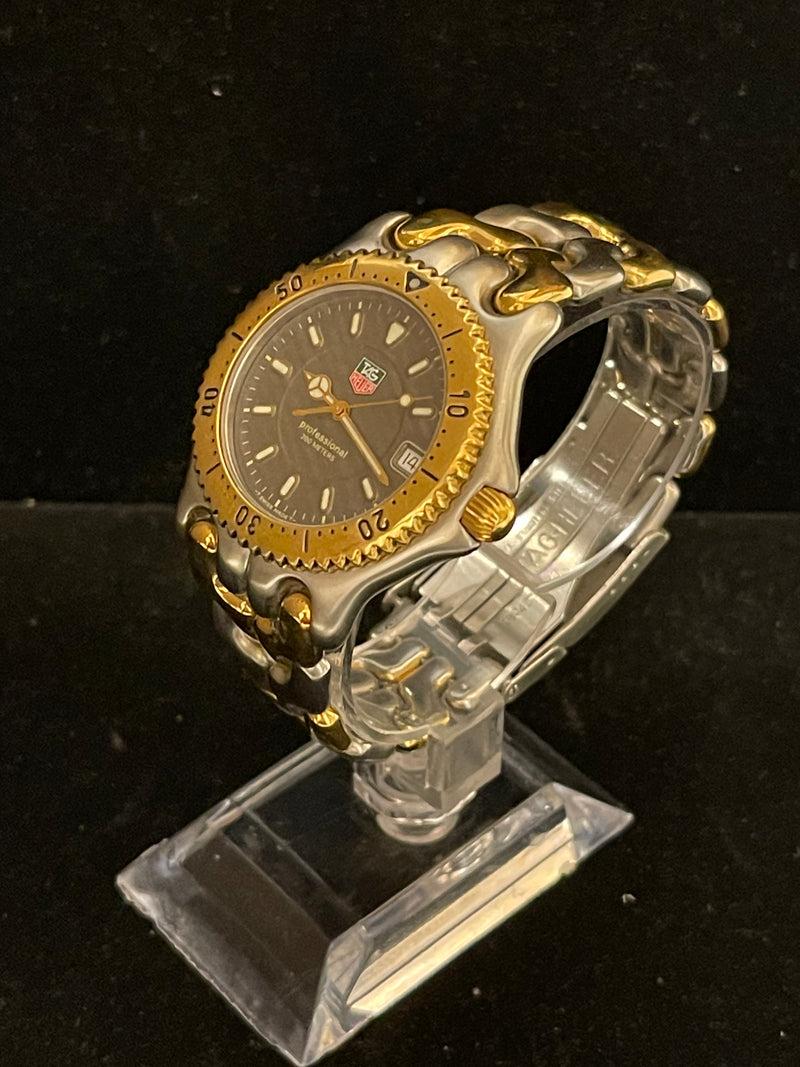 Tag Heuer Professional Rare SS & GT Quartz Men's Wrist Watch - $5K APR w/ COA!!! APR57
