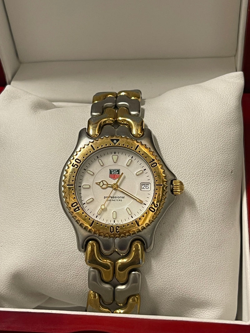 Tag Heuer Professional Rare SS & YGT Quartz Men's Wrist Watch - $5K APR w/ COA!! APR 57