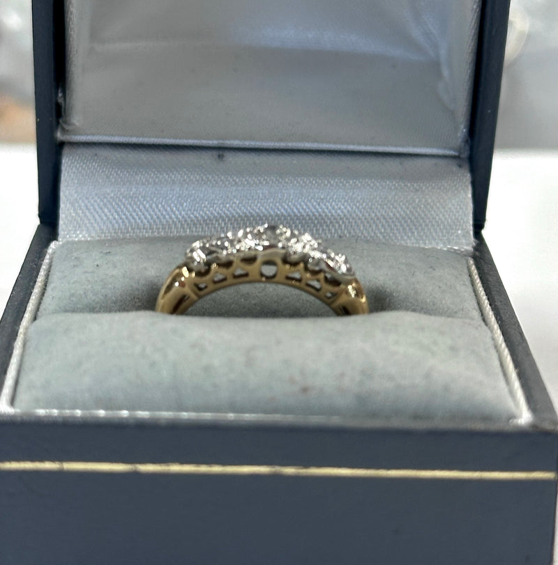 Antique Ladies Ring Diamonds Platinum & Yellow Gold Setting - $6K  APR w/ CoA!!! APR57