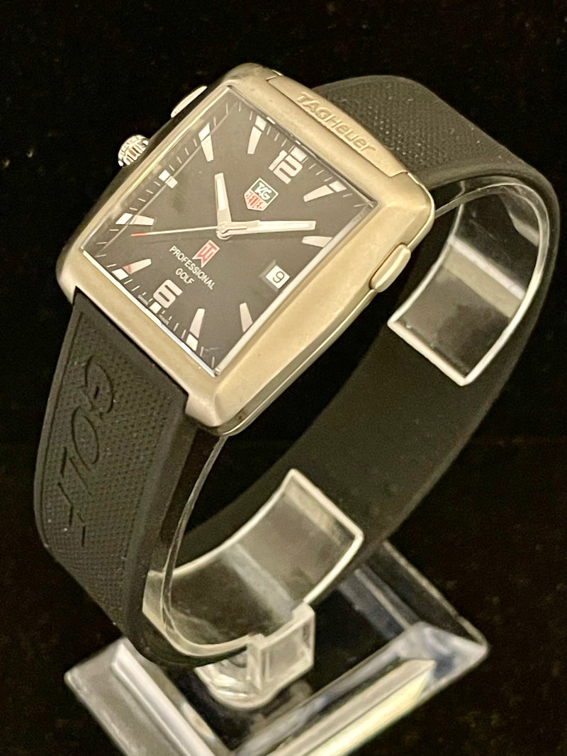 Tag Heuer Professional Golf Ltd Ed Titanium/SS Men's Wrist Watch - $8K APR w/COA APR 57