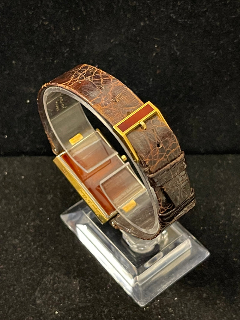 S.T. Dupont Rare & Unusual Designer GT Tank Men's Wrist Watch - $7K APR w/ COA!! APR 57