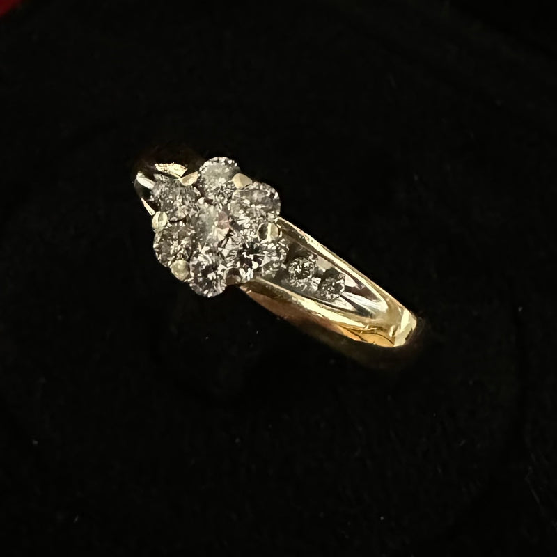 0.60 CT DIAMOND RING 14K YG LADIES INCREDIBLY BEAUTIFUL - $4K APR Value w/ CoA!! APR57